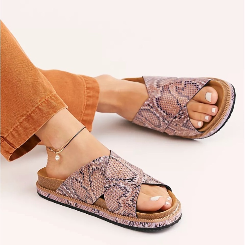 Free People Sidelines Footbed Sandals